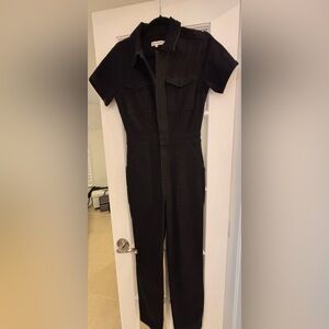 Good American Classic Black Jumpsuit